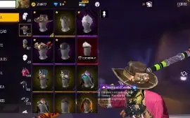 Conta free fire lvl 74 - Antiga Gemada Vinc. com face