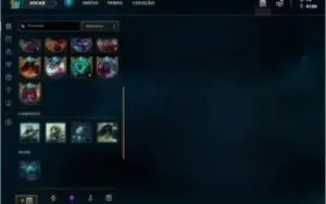 Conta League of Legends 283 Skins, S9 UNRANKED/ S8 Platina I
