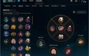 Conta League of Legends 283 Skins, S9 UNRANKED/ S8 Platina I