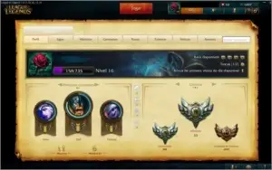 Conta lol lvl 16 +9 Campeões +1400 Ip +3 Skins + 2 Icones