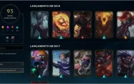 Conta League Of Legends +90 Skins Prata III  Nivel 170 7K EA