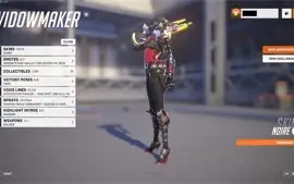 OW2 WIDOWMAKER NOIRE/WINSTON BLIZZCON 310+ skins