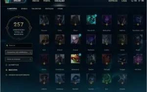 PLATINA 3, 115 SKINS, QUASE TODOS OS CAMPEOES