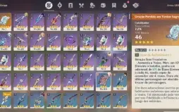 Cyno + Shogun + Yelan + Zhongli + Kokomi + Diluc + Arma 5*