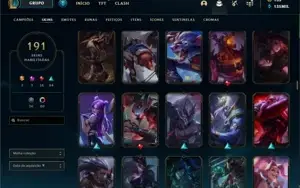 Conta lol master todos champs 100k + EA