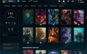 Conta lol master todos champs 100k + EA