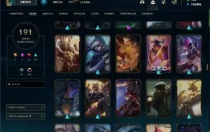 Conta lol master todos champs 100k + EA