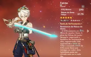 Conta com raiden, furina, venti, mona, tighnari C1, diluc