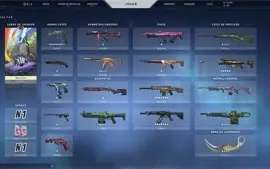 Conta Valorant com várias skins, platina 3