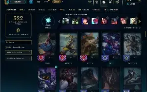Unranked com 100 Champs e 53 Skins