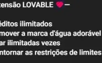 Extensão Lovable Ilimitado