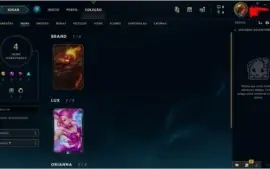 CONTA LOL OURO IV
