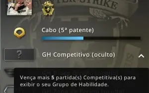 Conta CS:GO c/ prime e medalha lealdade