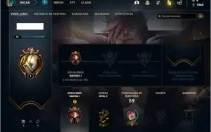 Conta bronze 1 com 31 champs e 1 skin