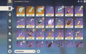Conta AR55 + 10 Personagens 5* e armas