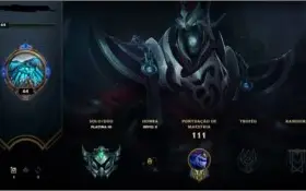 Contas League of Legends: Platina 3 + Skins