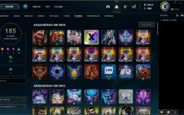 Conta LOL de 2013 com +5k de RP