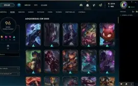 Conta LOL de 2013 com +5k de RP