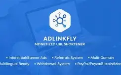 Adlinkfly - Encurtador De Url Monetizado V6.6.3