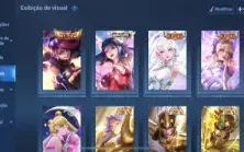 Nobreza 7 Honor of Kings, muitas skins