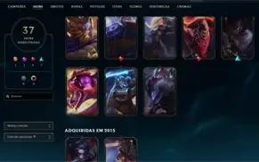 Conta de LOL Diamante 2 Hihg MMR 80% de winrate - 37 skins