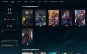 Conta de LOL Diamante 2 Hihg MMR 80% de winrate - 37 skins