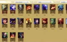 CONTA LEAGUE OF LEGENDS BR- 3 SKINS - 24 CHAMPS - UNRANKED