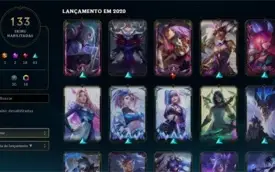 133 skins, 20k de EA, P4 (Com mmr de gold)
