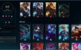 Conta League Of Legends Unranked  60 Skins