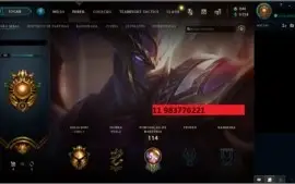 CONTA COM SKIN RARAS COM TODAS AS SKIN VITORIOSAS DESDE S1