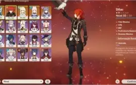 AR 25 - eula, diluc, kokomi, keking + espaga 5*