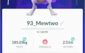 Conta Pokémon Go Lv 31 Time Mystic - MEWTWO + LENDÁRIOS