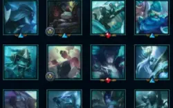 conta mestre + skins + mt fragmento de skin
