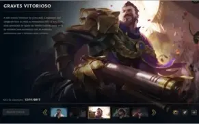 Conta lol Platina 4,com 66 skins (1ultimate e 1 lendaria)