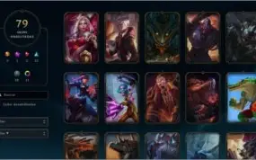 Conta de League of Legends com 79 skins