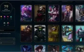 Conta de League of Legends com 79 skins
