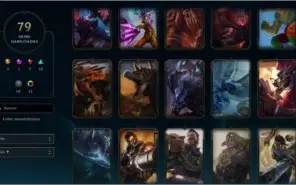 Conta de League of Legends com 79 skins