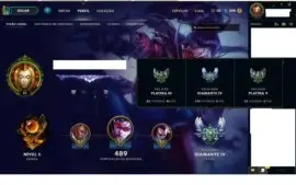 Conta League of Legends Diamante 4