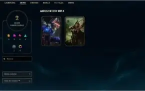 Conta LOL|Nivel 30|25 Campeões|3 Skins|Unranked