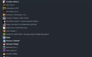 Conta c/ Persona 3Reload, 5Royal, Cyberpunk2077 etc