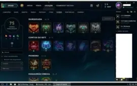 Conta de LOL gold 4 mmr alto ganhando 35pdl