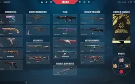 Conta valorant varias skins ex diamante 3