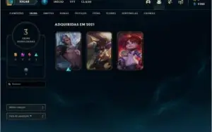 Conta diamante 4 29 campeões 3 skins