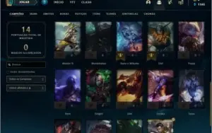 Conta diamante 4 29 campeões 3 skins