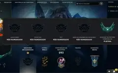 Conta Unranked (S11 Plat) 88 campeões - 35 skins - 6k E.A