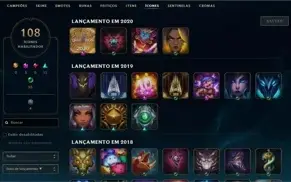 Conta Unranked (S11 Plat) 88 campeões - 35 skins - 6k E.A
