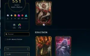 [Conta Br] Viego Espectral+2 Exaltadas+ Ahri Lenda Imortal