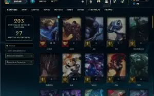 Ferro 2 com 70 Champs e 33 Skins
