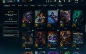 Ferro 2 com 70 Champs e 33 Skins