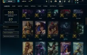 Ferro 2 com 70 Champs e 33 Skins